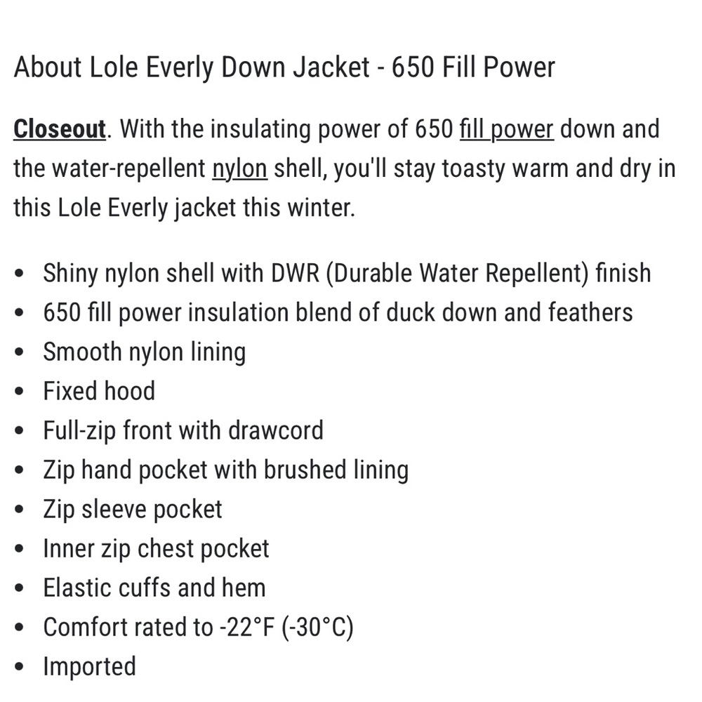 Lole Black Puffer Jacket - Picture 8 of 15